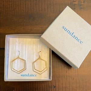 Sundance Hexagonal Hoop Earrings